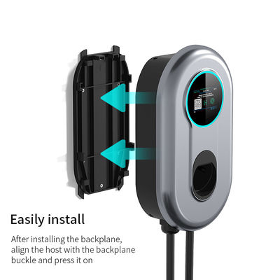 빠른 11.04KW 3 단계 유형 2 EV 충전기 뒷 판넬과 편리한 전기자동차 충전소