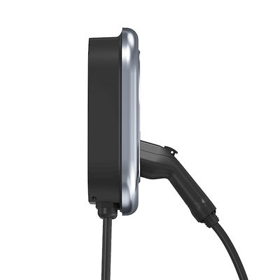 LCD 스크린과 종류 1 EV 충전기 40A 충전소 9.6KW 뒷 판넬 Level2 전기 차량 충전기