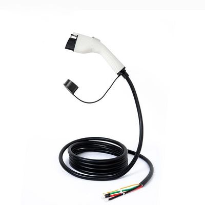 9kW Type1 하얀 전기 자동차 충전기 케이블 플러그 40A, 단일 건이 케이블 AC에게 110V-240V를 청구합니다