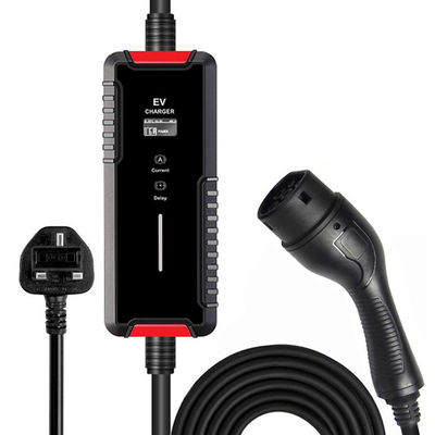 32A 유형 2 가지고 다닐 수 있는 EV 충전기 AC 200V-250V 전기 자동차 충전소