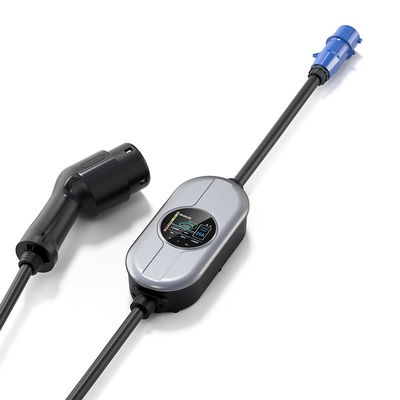 파일을 고발하는 전기 자동차 16A 아드쥐스망 전류를 위한 Type2 AC 250V EV 충전기
