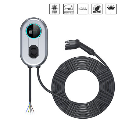 고정 배선형인 AC 240V 뒷 판넬 EV 충전소 48A 레벨 2 전기 차량 EV 자동차 충전기 1M