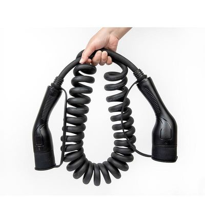 AC 480V EV 고속 충전기 케이블 유형 2가 플러그를 고발하는 2대 가지고 다닐 수 있는 전기 차량을 타이핑합니다