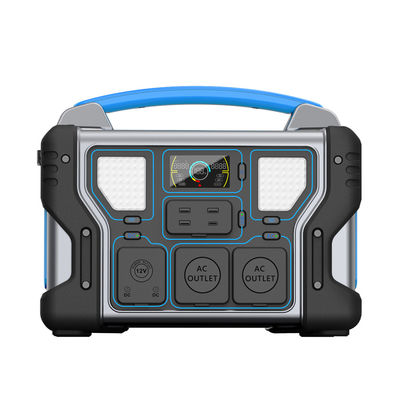 전기인 1000W Lifepo4 가지고 다닐 수 있는 동력화차 발전기 기상 1008Wh를 야영시키는 청색 1000W