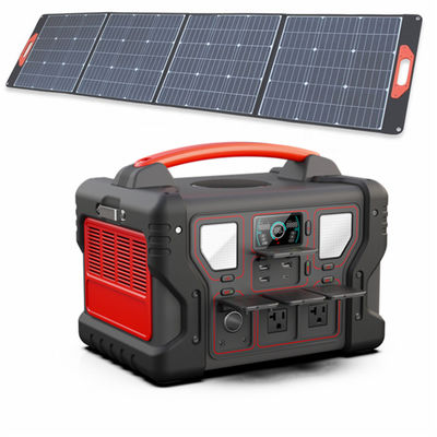 300W/500W/700W/1000W 휴대용 전력 밧데리 뱅크 정거장 충전기 AC 태양발전기 리튬 10%~90% 운영 습도