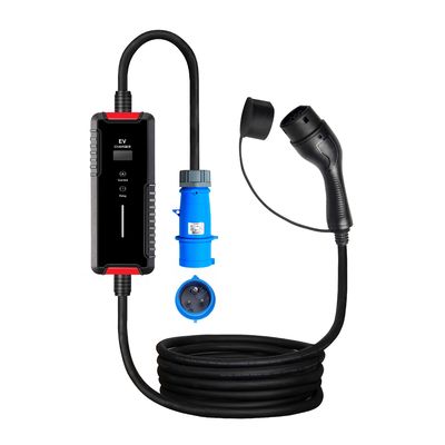 집을 위한 AC 16A EV 고속 충전기 3.5 kw 유형 2 EV 충전소 또는 야외 사용하기